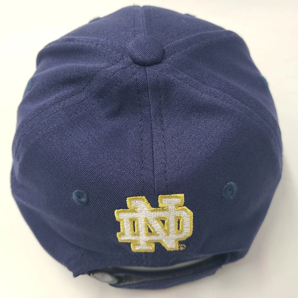 Youth Notre Dame Fighting Irish Hat Adjustable Under Armour‎ Blue Gold NCAA Boys